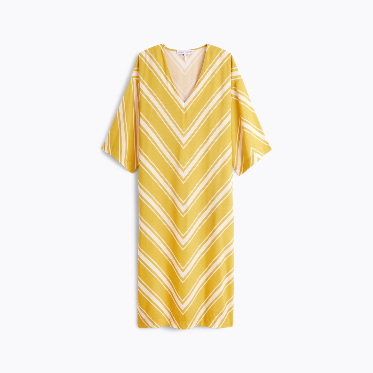Ambre -Robe longue effet Kaftan - Laurence Tavernier