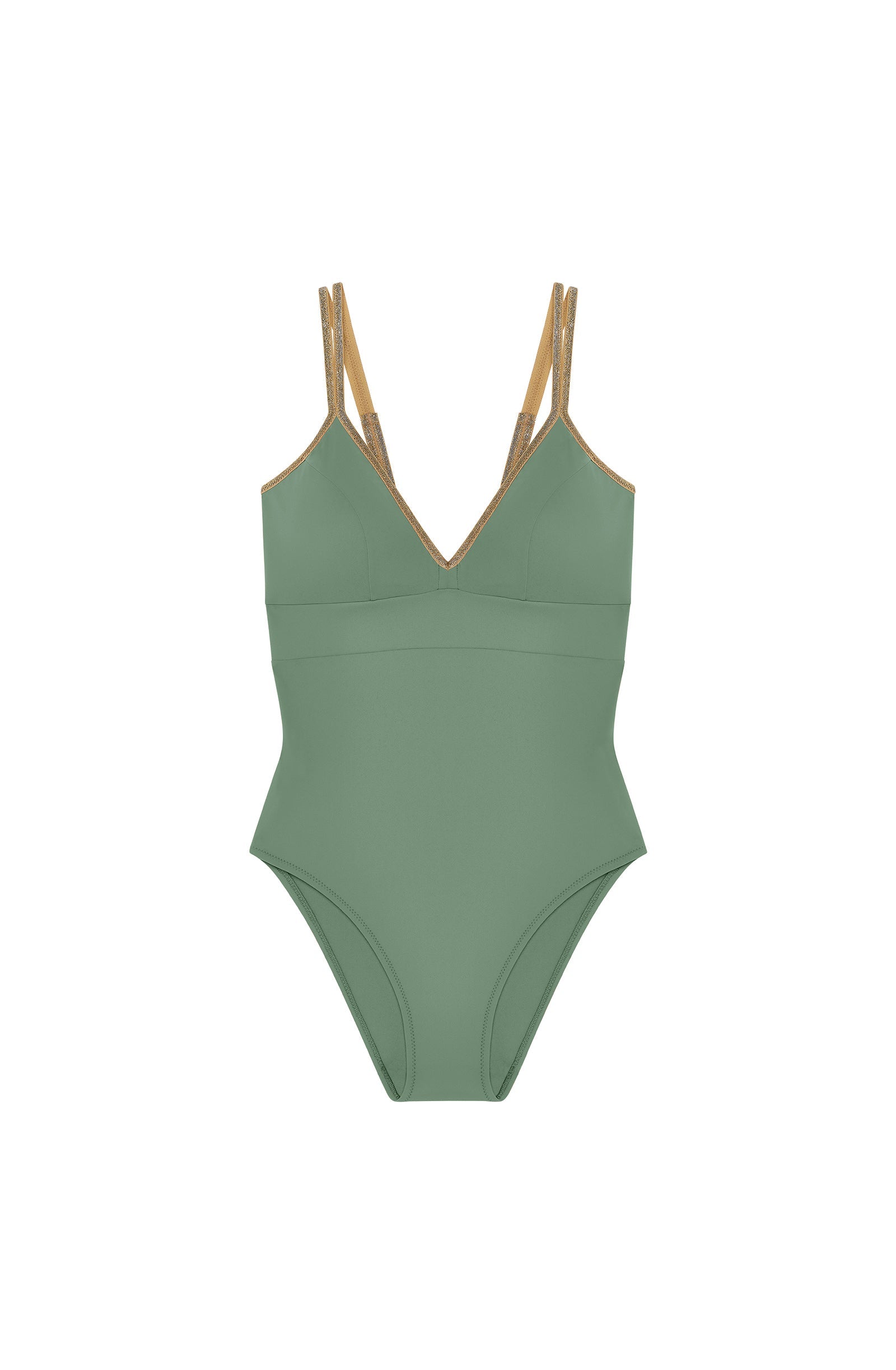 Laos - Maillot de bain une pièce brassière lurex - Pain de Sucre