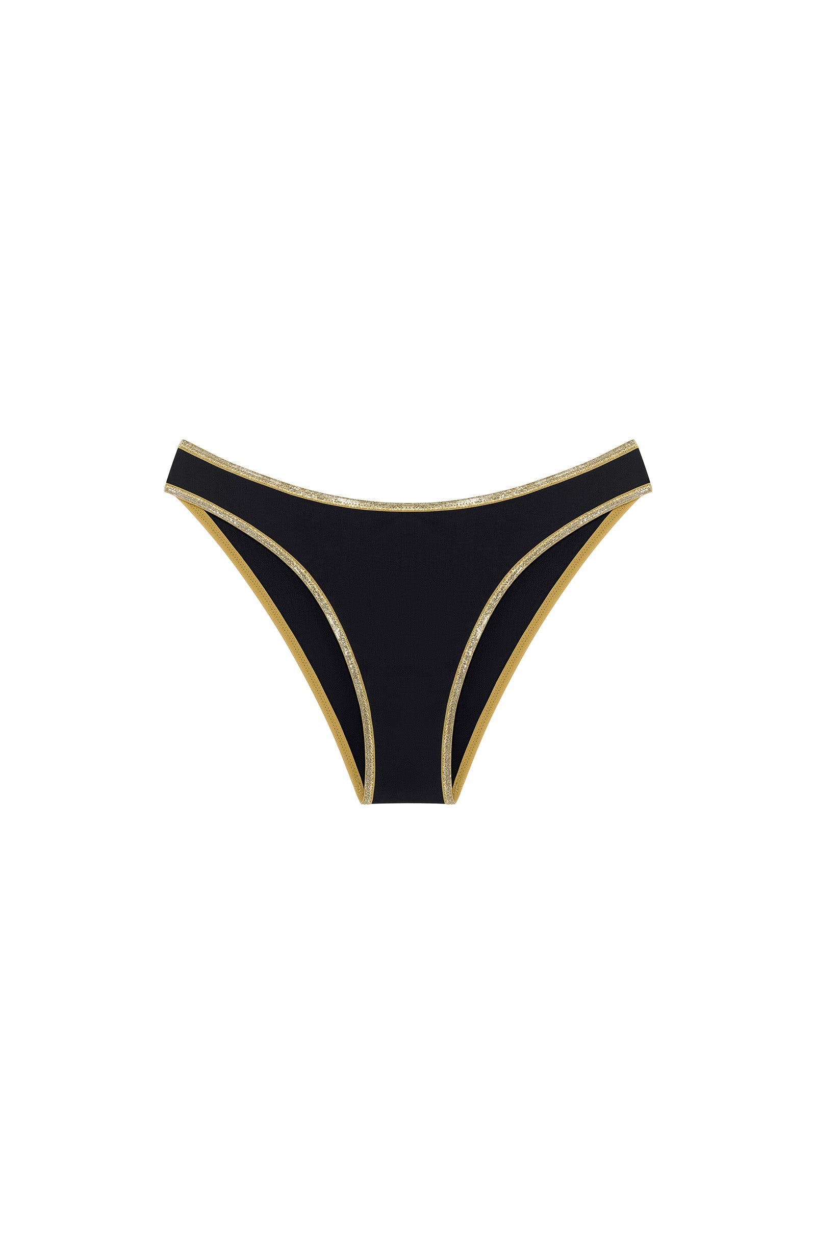 Baby & Mathis - Maillot de bain bandeau noir et lurex - Pain de Sucre