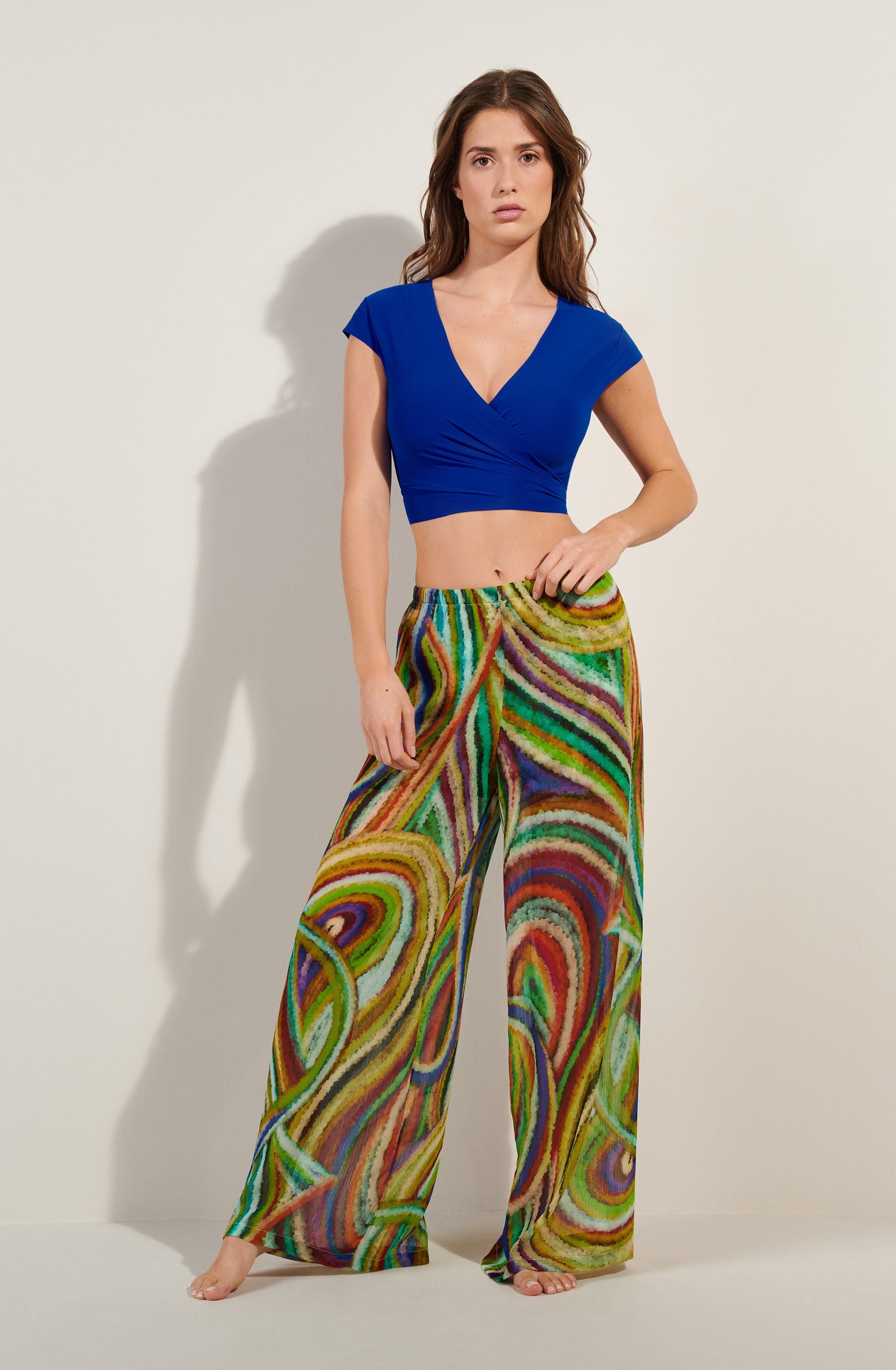 Pany - Pantalon ample imprimé MULTICOLORE - Pain de Sucre