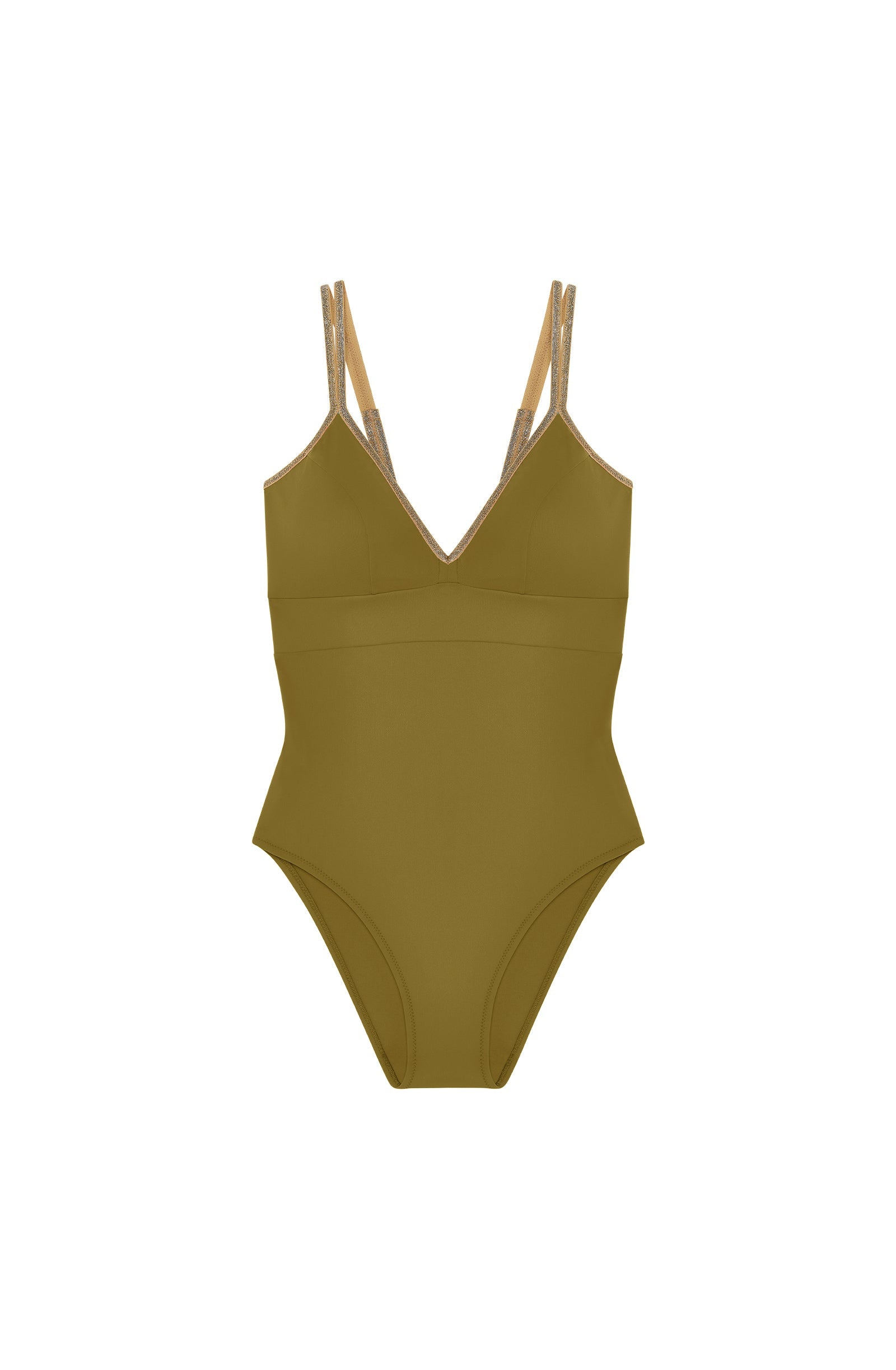 Laos - Maillot de bain une pièce brassière lurex - Pain de Sucre