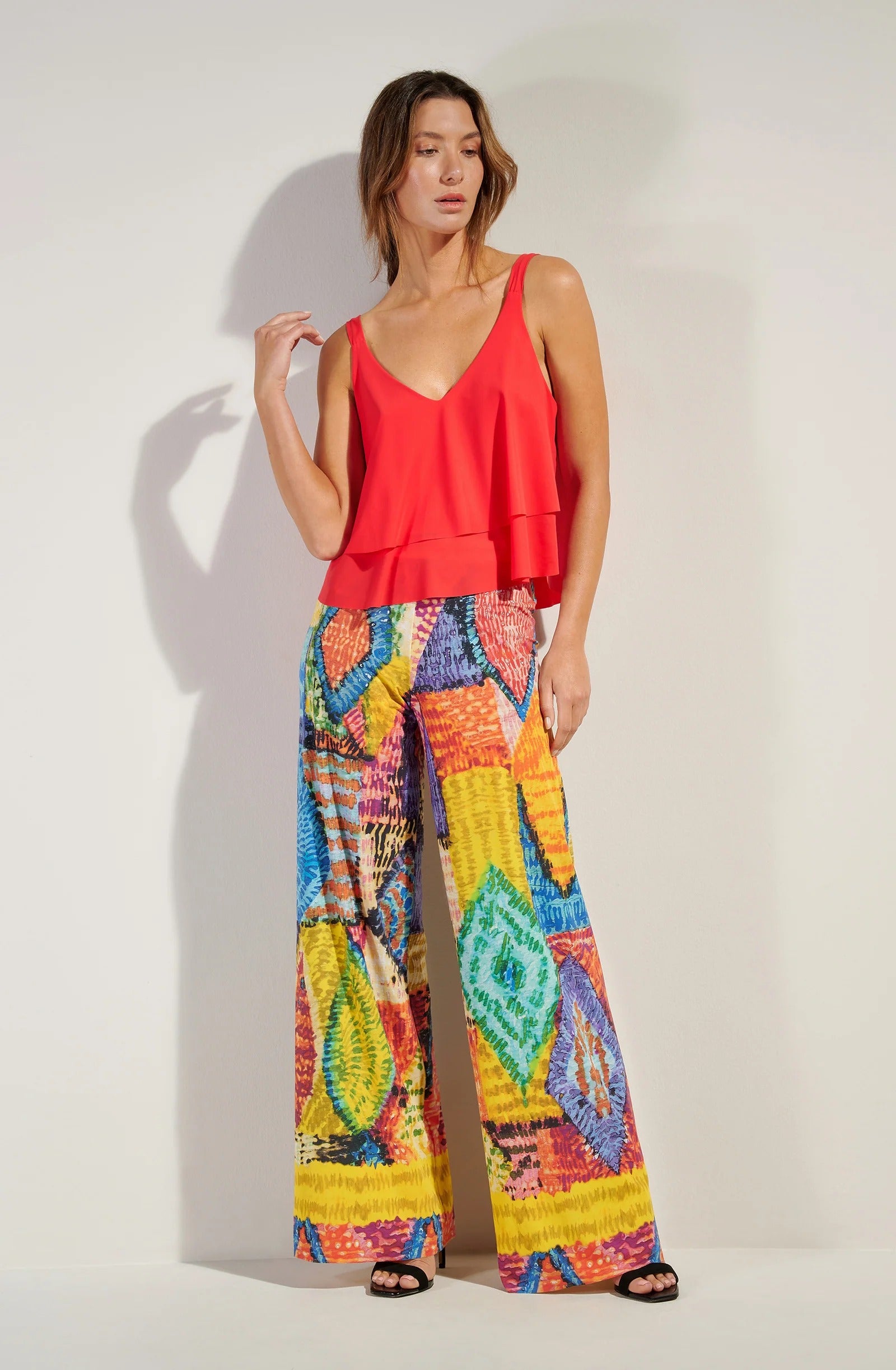 Patie 09 - Pantalon fluide imprimé HOLI - Pain de Sucre