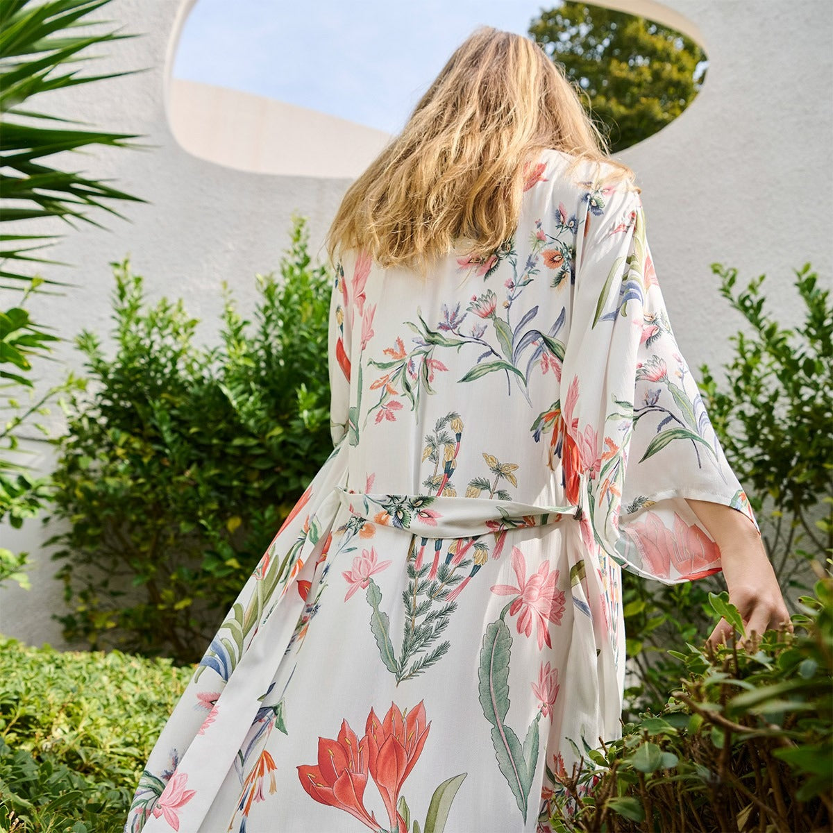 Èze - Kimono long - Laurence Tavernier