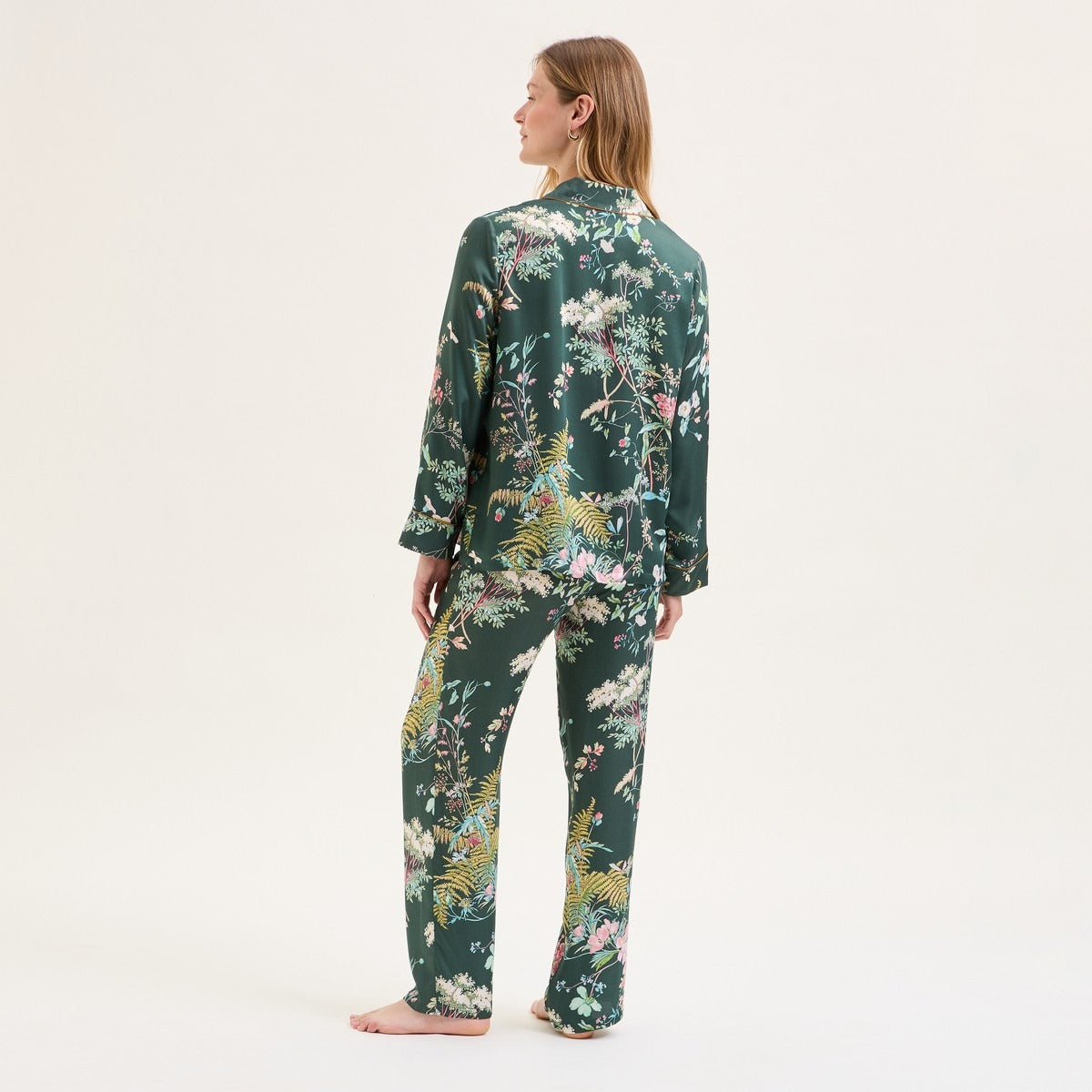 Contes - Pyjama imprimé vert - Laurence Tavernier