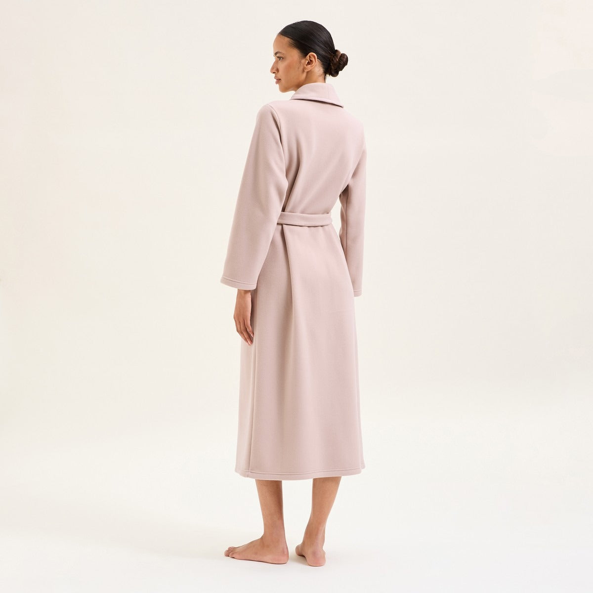 Ninon - Robe de chambre longue Beige - Laurence Tavernier