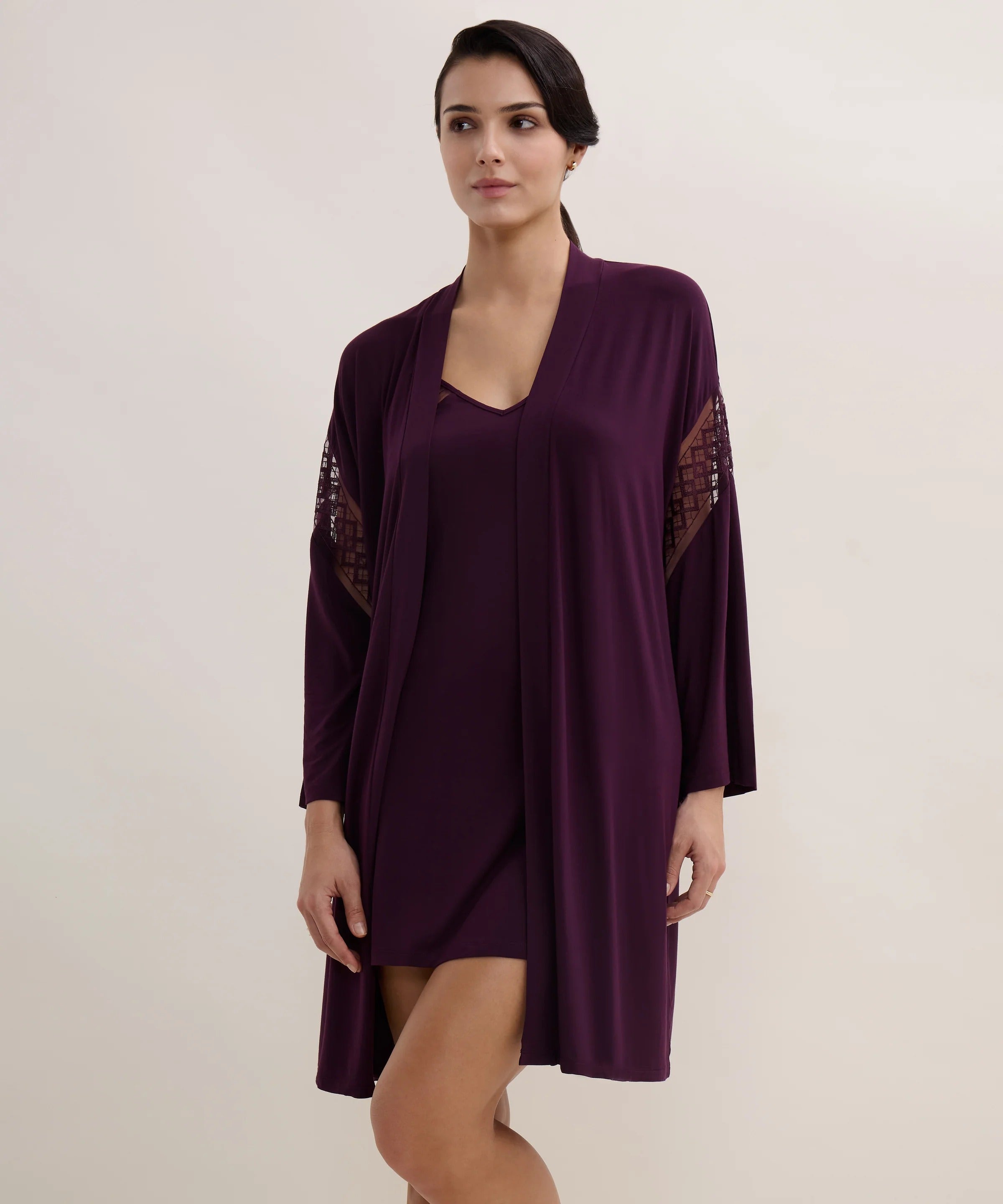 Sweet Obsession - Kimono Deep Berry - Aubade