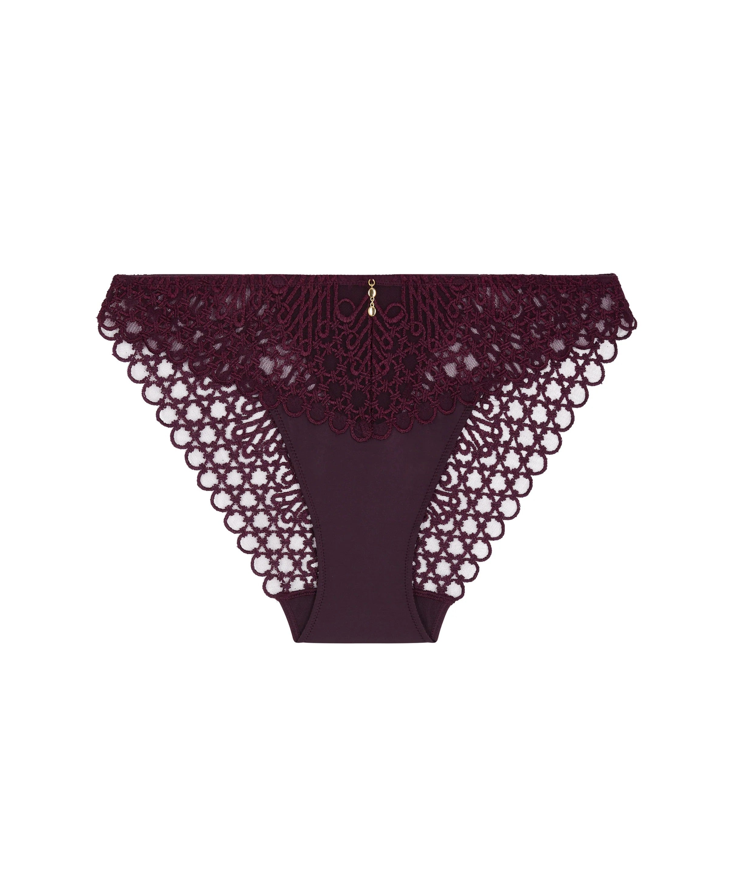 Éloge du Désir - Tanga / Culotte Italienne / Shorty Deep Berry - Aubade