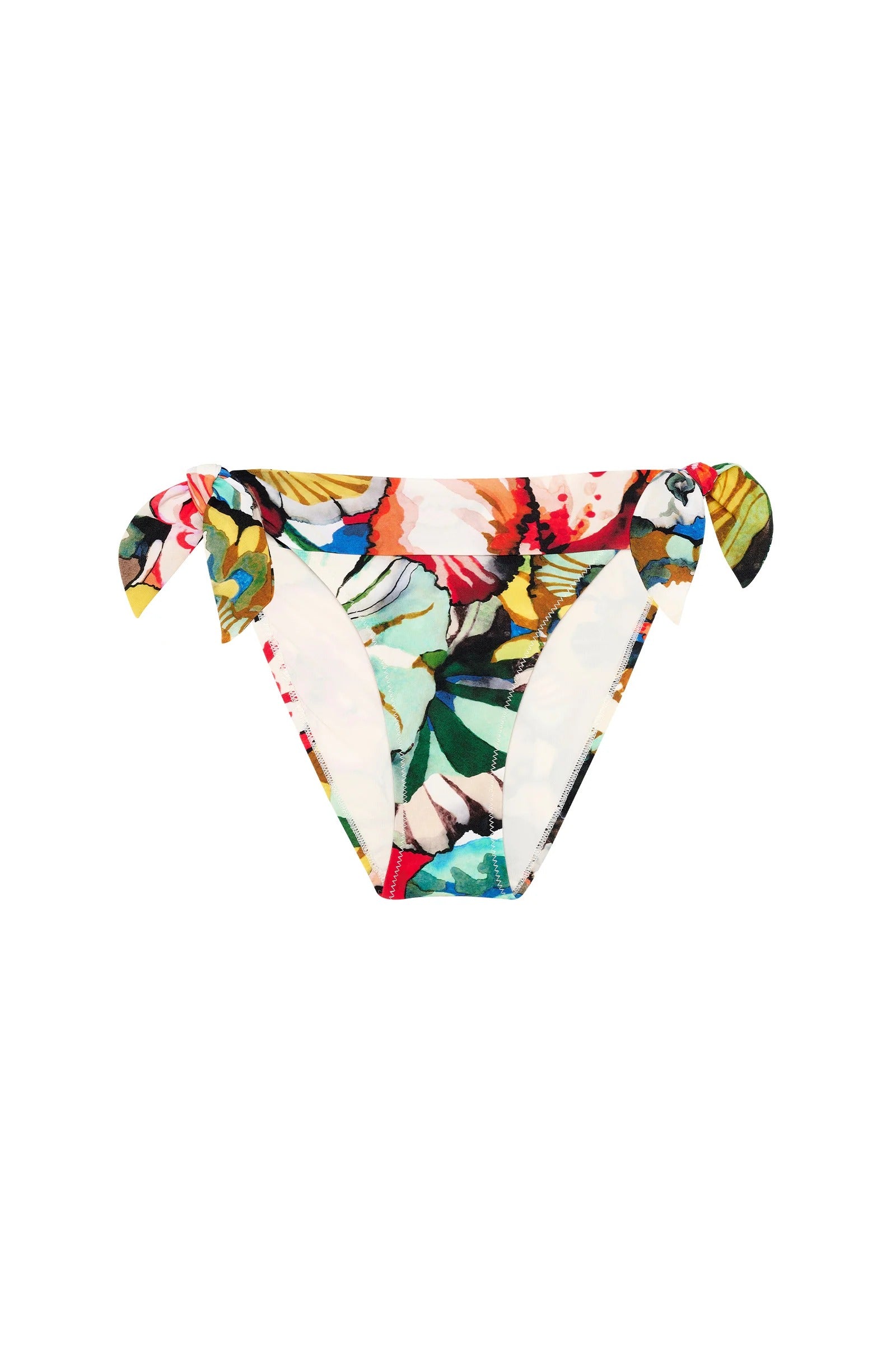 Fabia & Tobago / DIVA MO - Maillot de bain 2 pièces Mono-armature et Bas taille haute Flower - Pain de Sucre