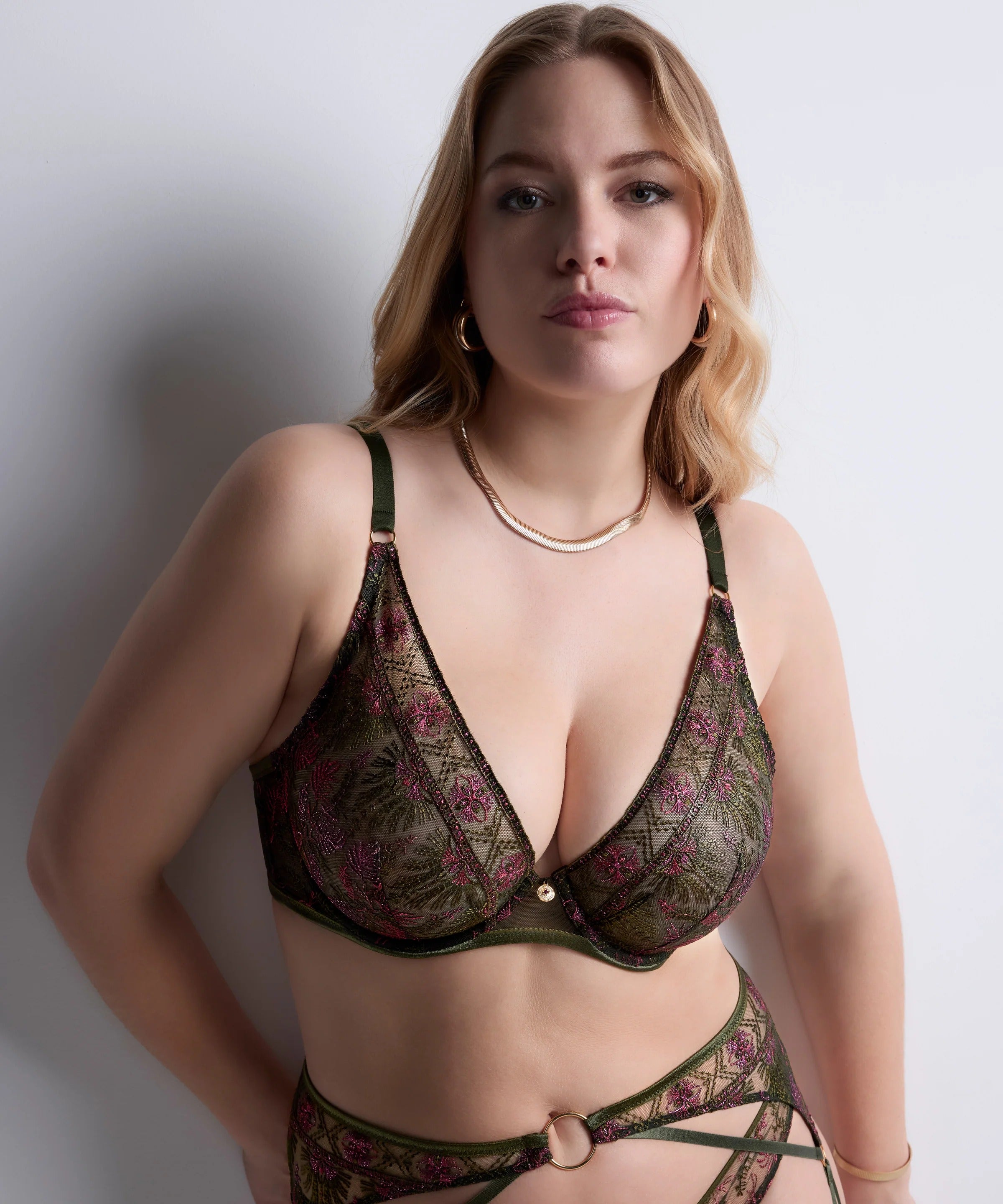 Sound of Heart - Soutien-gorge Triangle avec armatures Dark Garden - Aubade