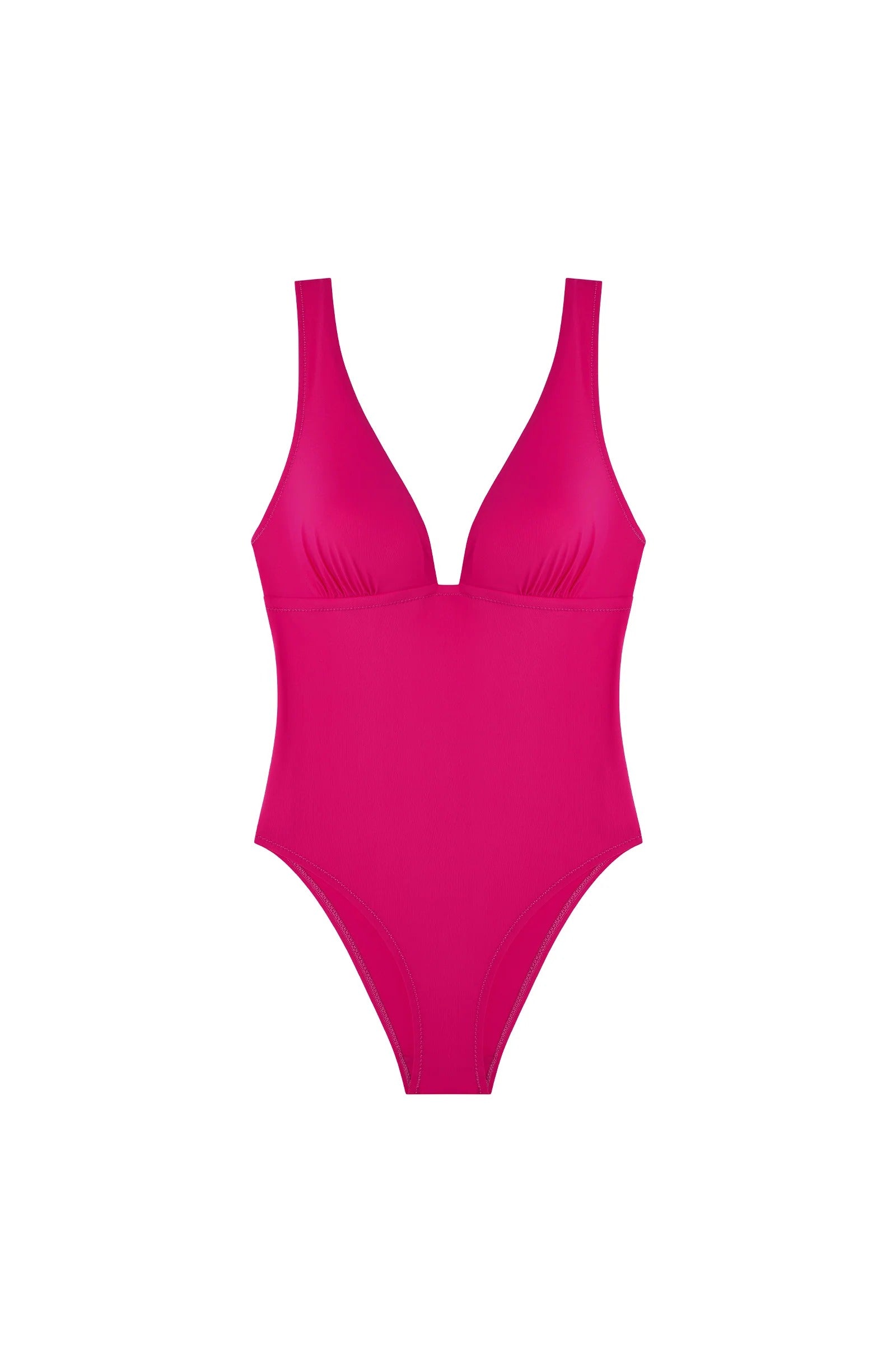 Katell - Maillot de bain une pièce nageur Framboise ou Noir - Pain de Sucre