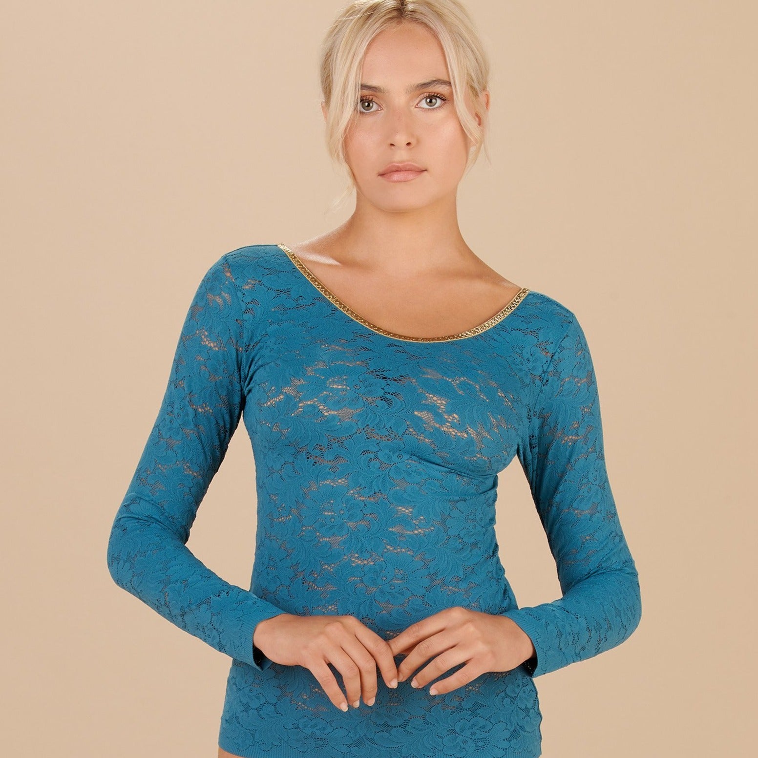 ARIA - T-SHIRT MANCHES LONGUES - PAIN DE SUCRE