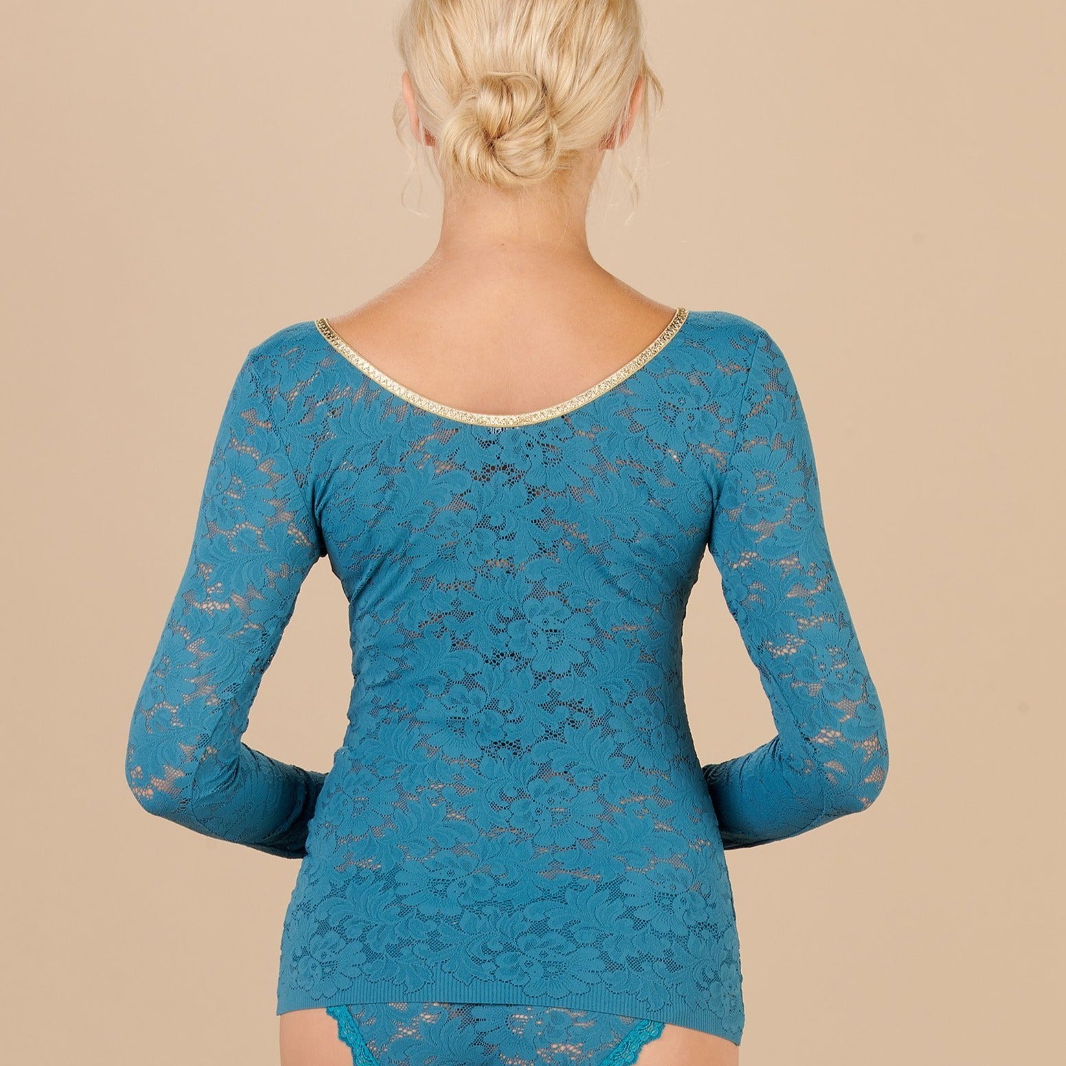 ARIA - T-SHIRT MANCHES LONGUES - PAIN DE SUCRE