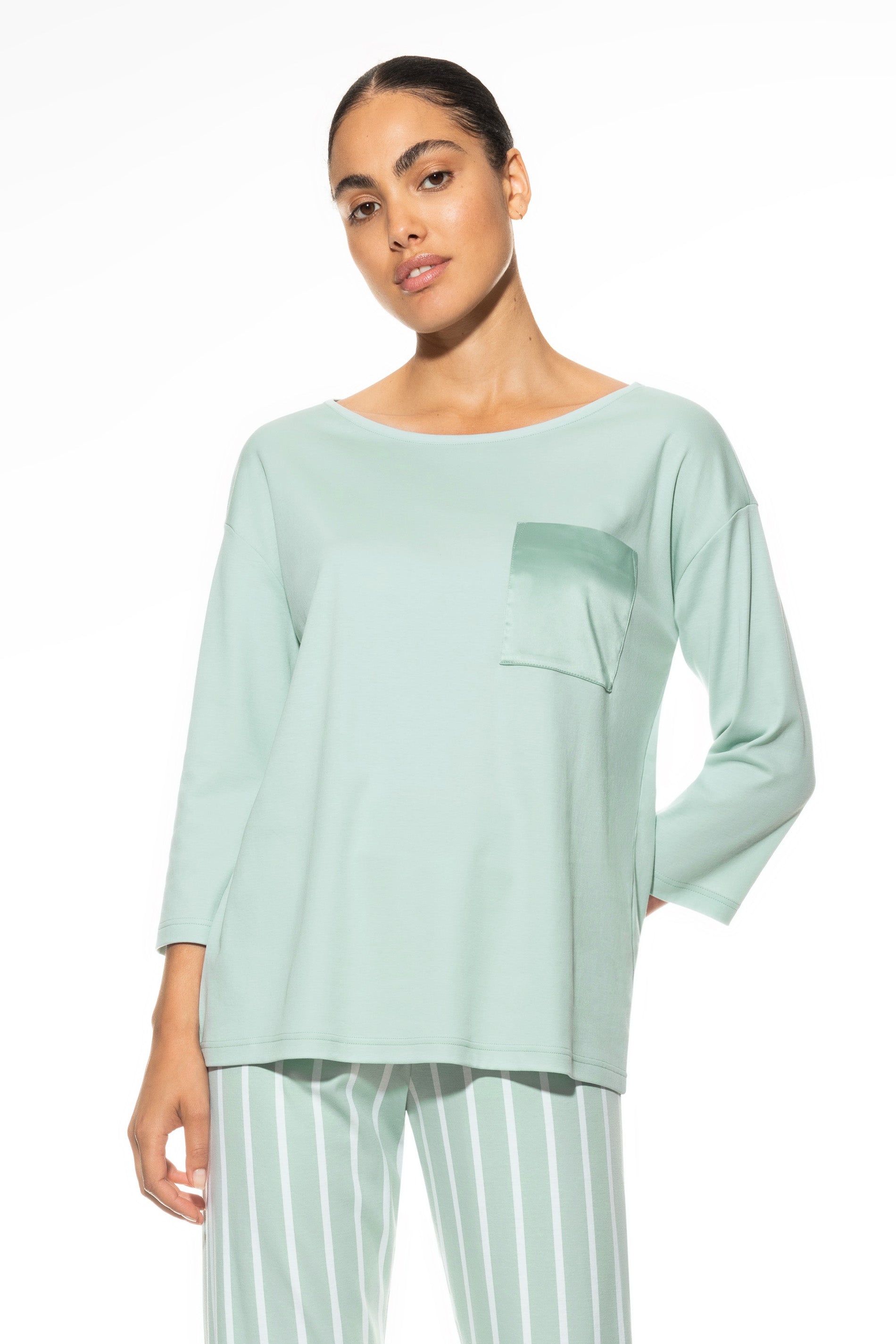 Serie Malea - Ensemble pyjama vert d'eau - Mey