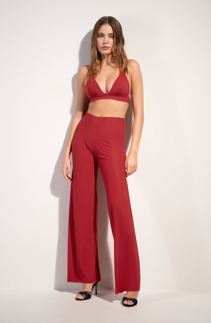 Myla - Pantalon ample en voile léger - Pain de Sucre