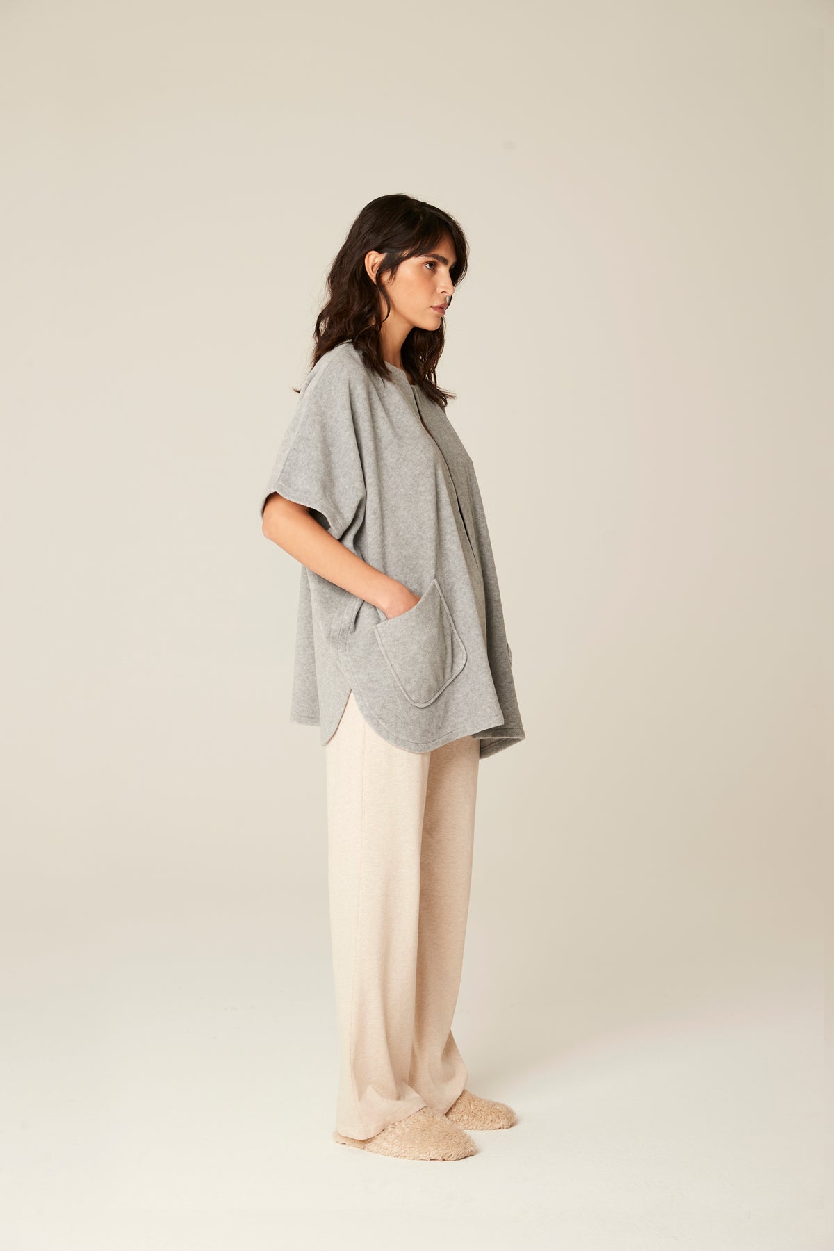 Rachel - Veste Poncho en polaire - PLUTO
