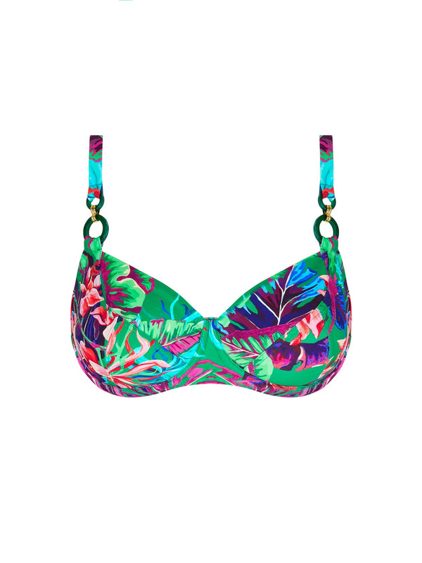 PARADIS SAUVAGE - Maillot de bain 2 pièces Soutien-gorge corbeille fitting et slip coulissant - Lise Charmel