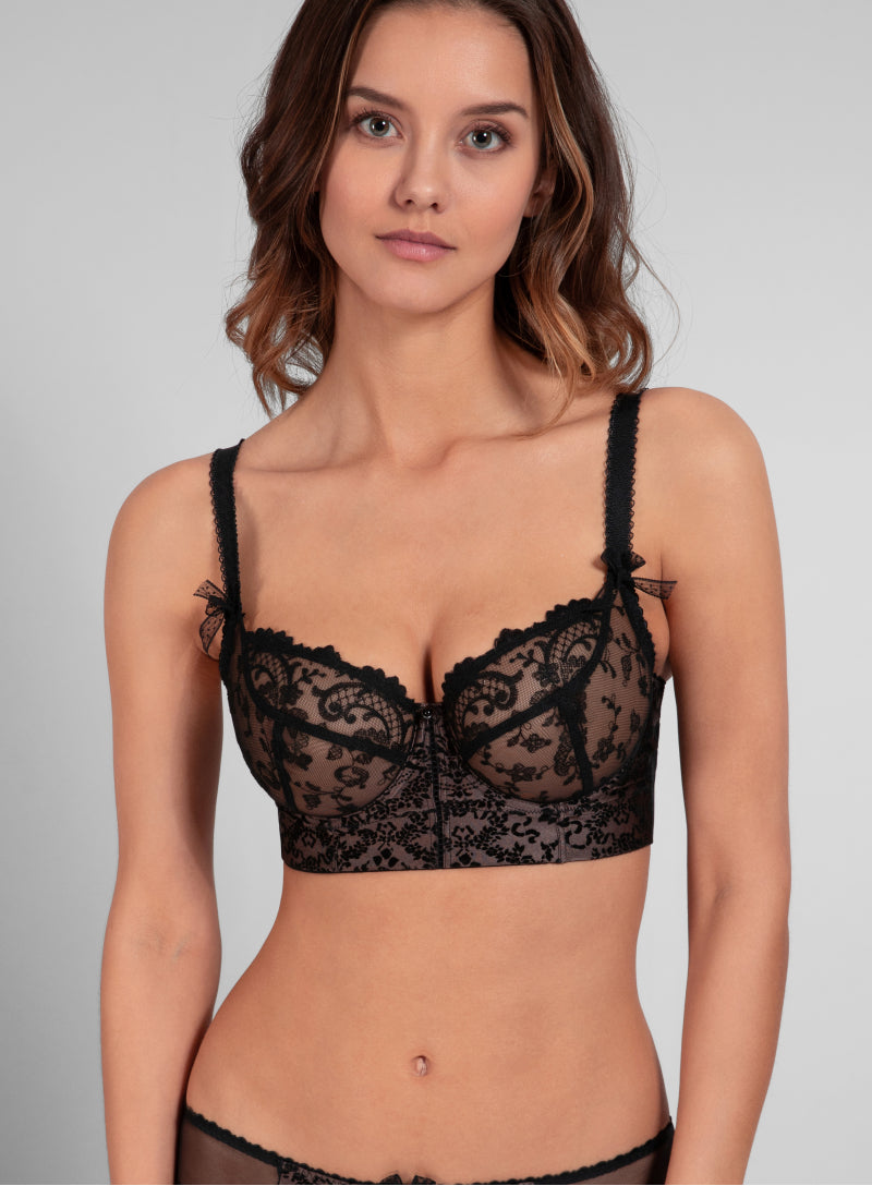 Gaby - Bustier Noir - Empreinte