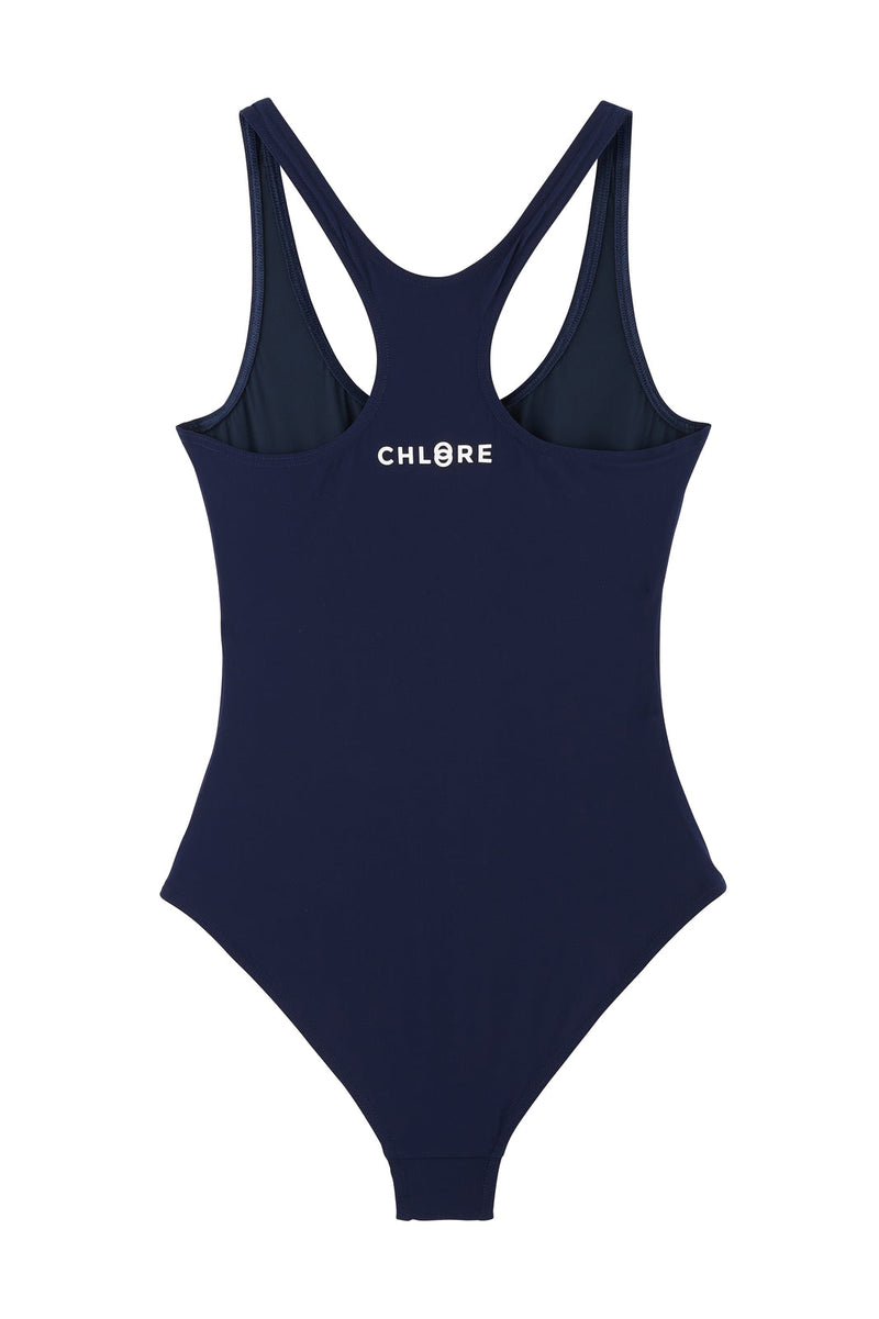 DOCKS - Maillot 1 Pièce Summer Navy - Chlore