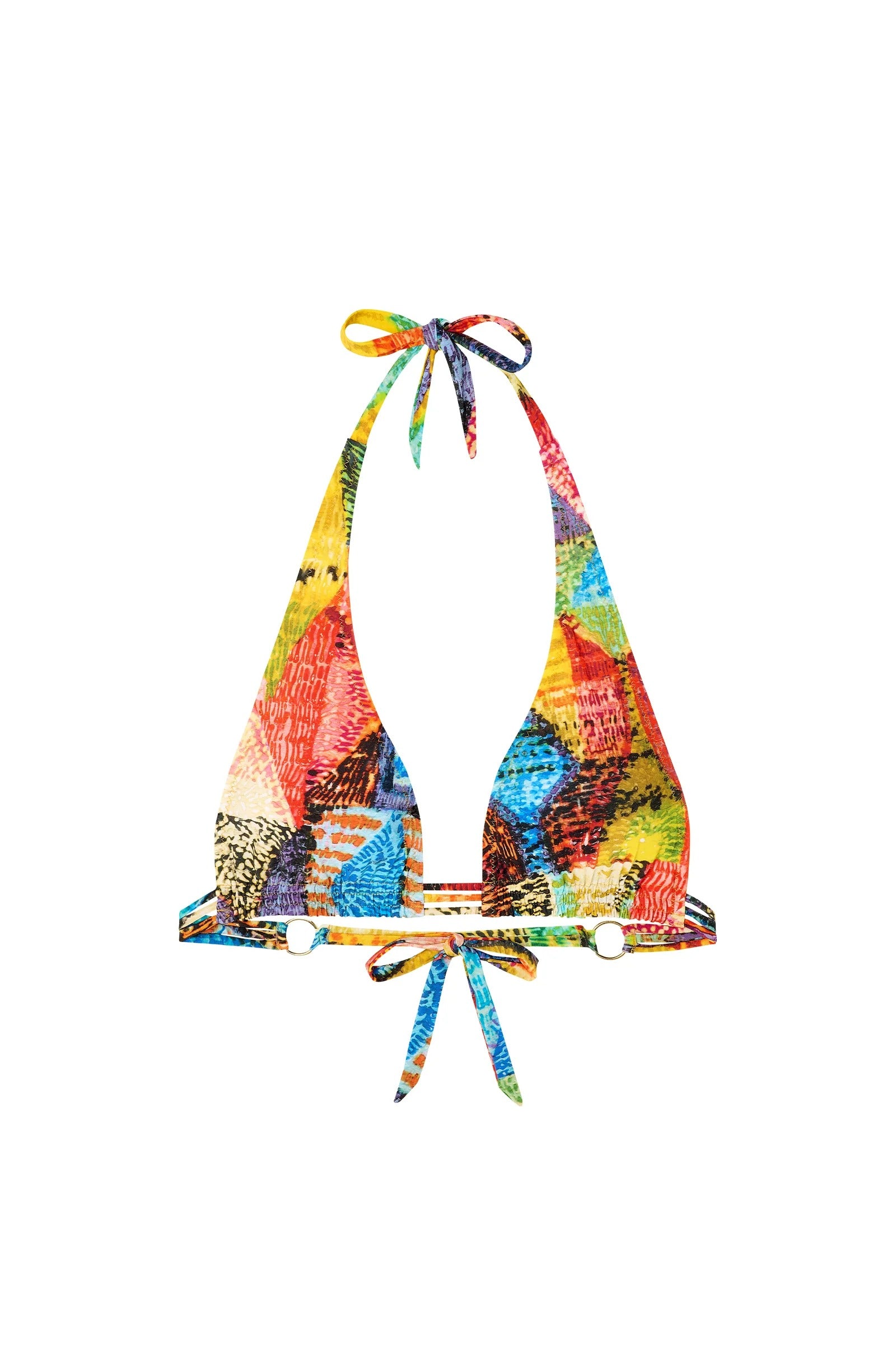 Crissy & Laia - maillot de bain deux pièces triangle imprimé HOLI - Pain de Sucre