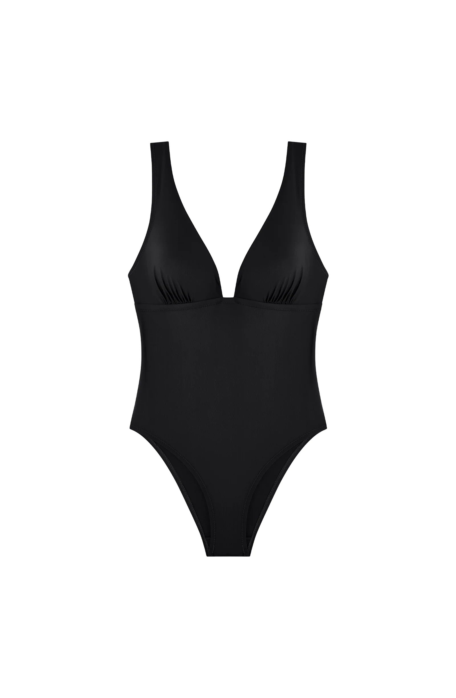 Katell - Maillot de bain une pièce nageur Framboise ou Noir - Pain de Sucre