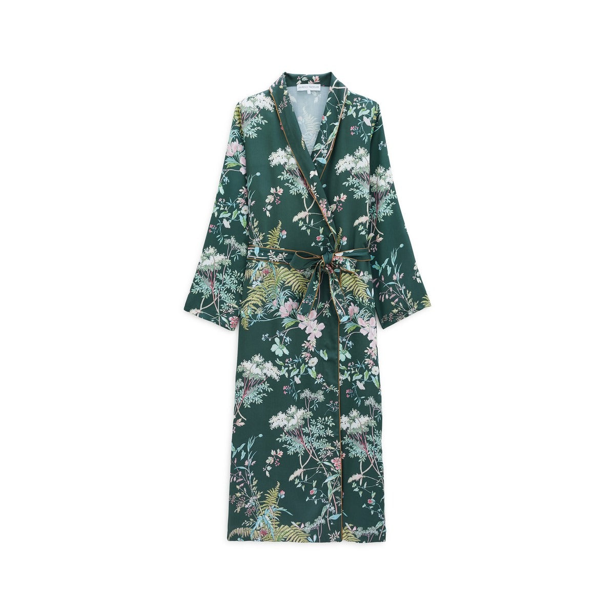 Contes - Kimono imprimé vert - Laurence Tavernier