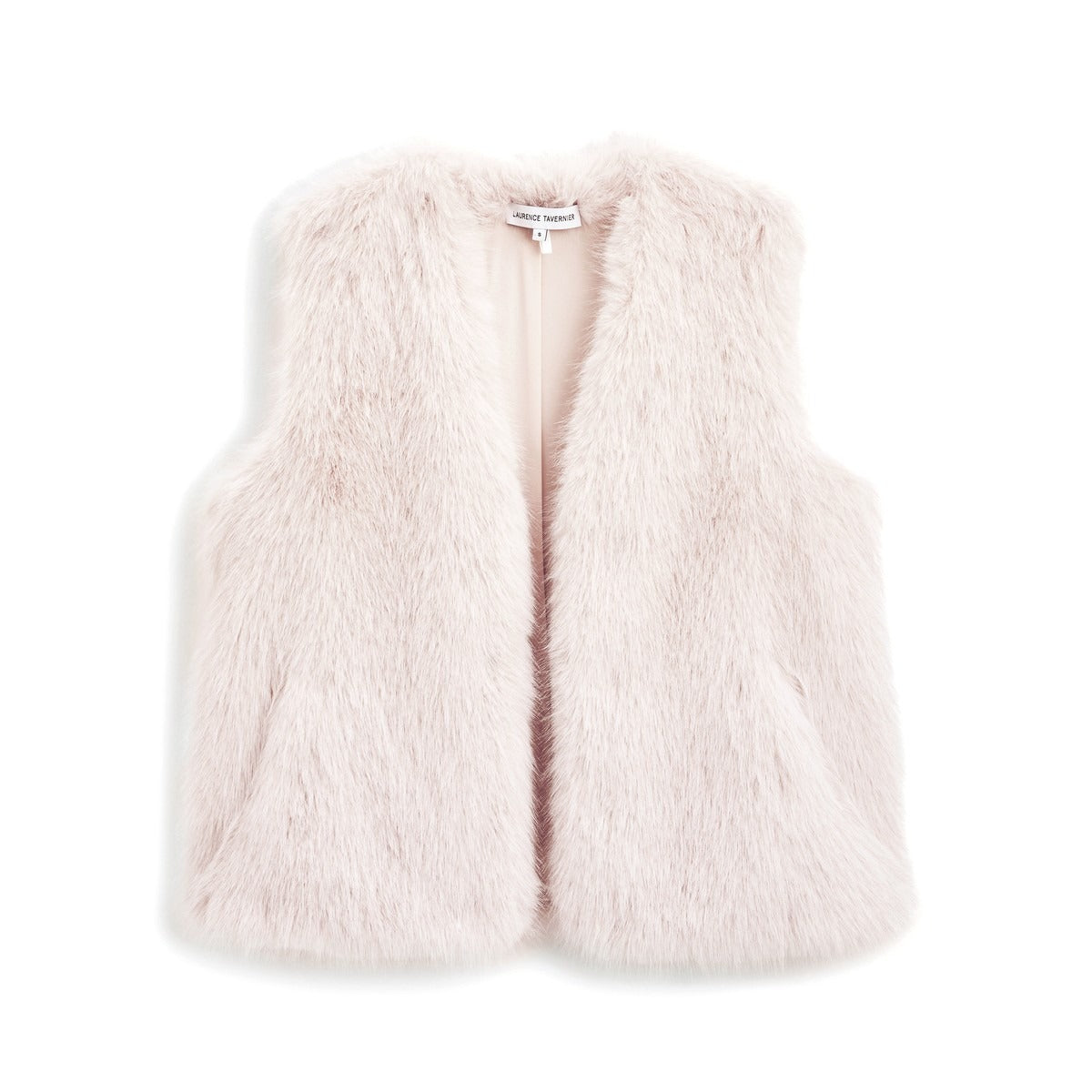 Colette - Gilet court sans manches fausse fourrure - Laurence Tavernier