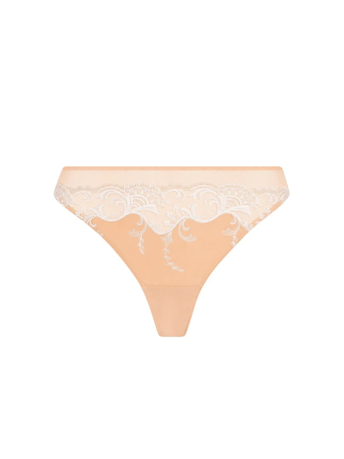 SPLENDEUR SOIE - Slip séduction/ Shorty / String / Slip Haut Splendeur Peche - Lise Charmel