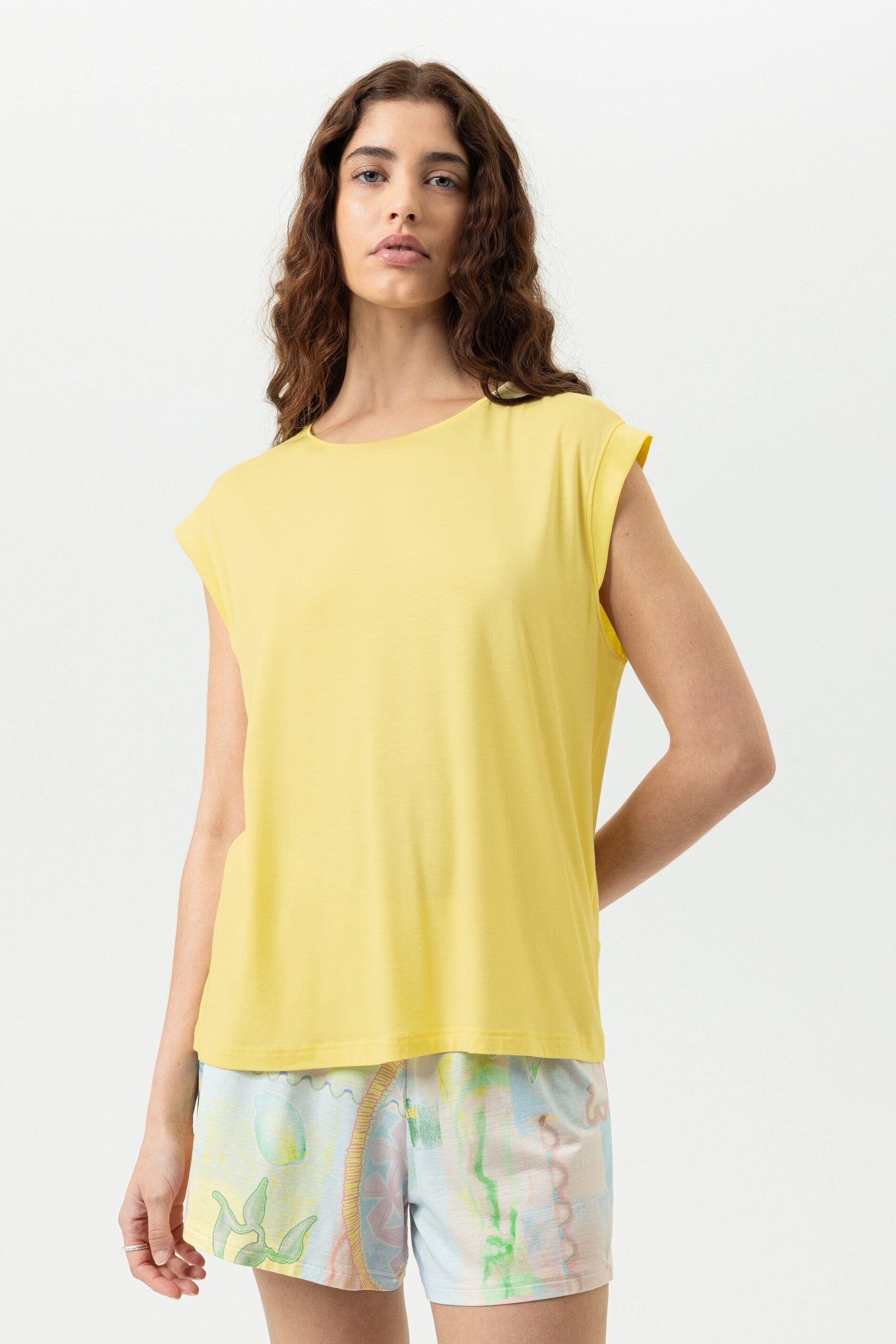 1210116 1220122 - Pyjama short Jaune - MEY