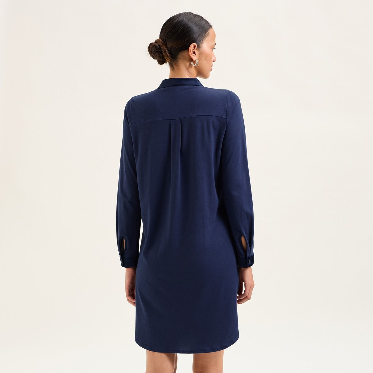 Smoking - Chemise de nuit boutonné Nuit - Laurence Tavernier