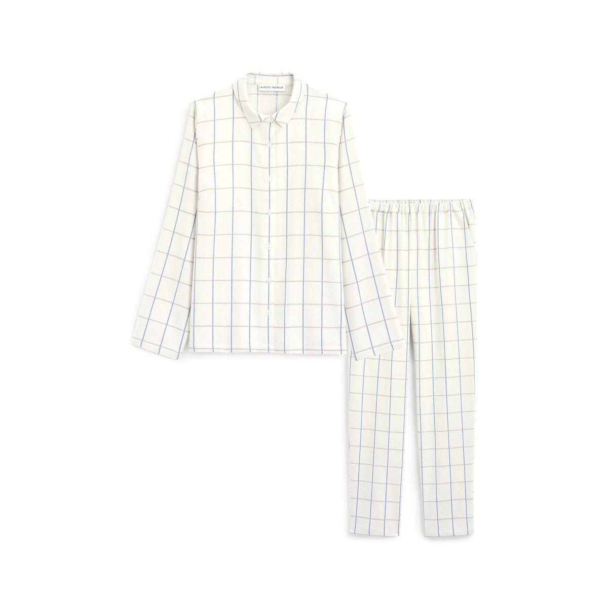 Louison - Pyjama en flanelle Ecru - Laurence Tavernier