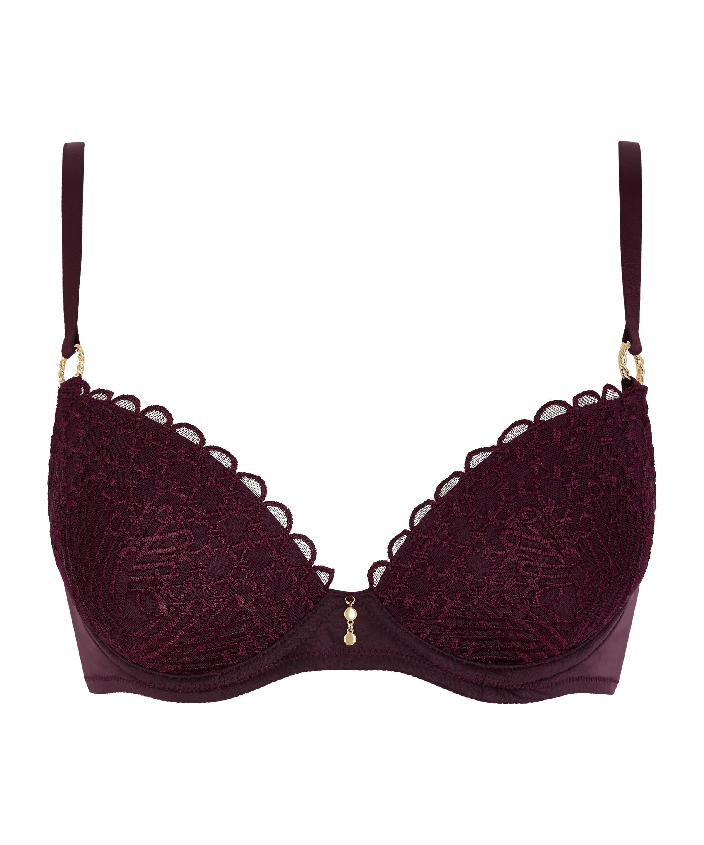 Éloge du Désir - Soutien-gorge Push-up coques Deep Berry - Aubade