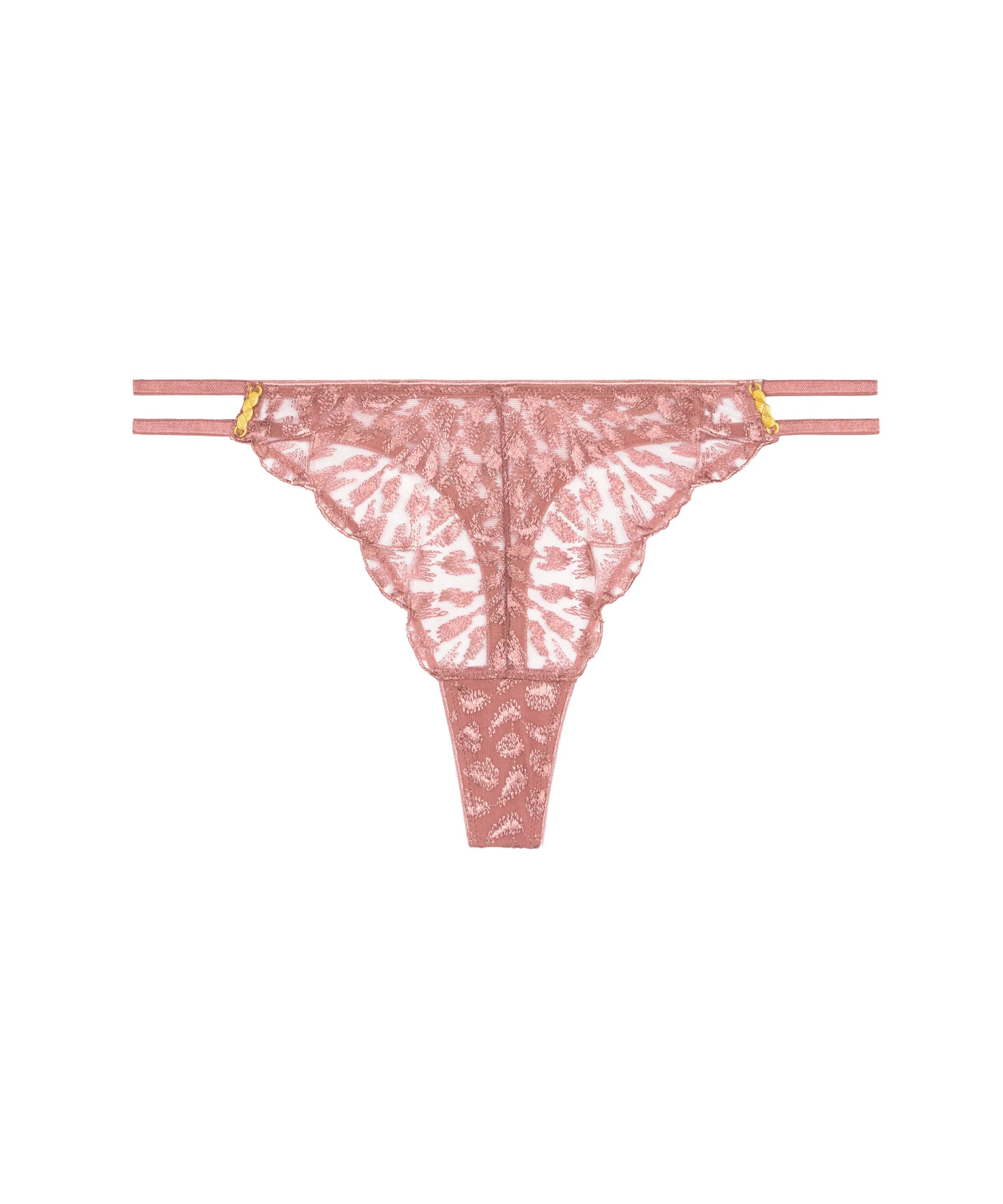 Crazy in Love - Culotte Italienne/ Shorty/ Tanga Brown / Pink - Aubade