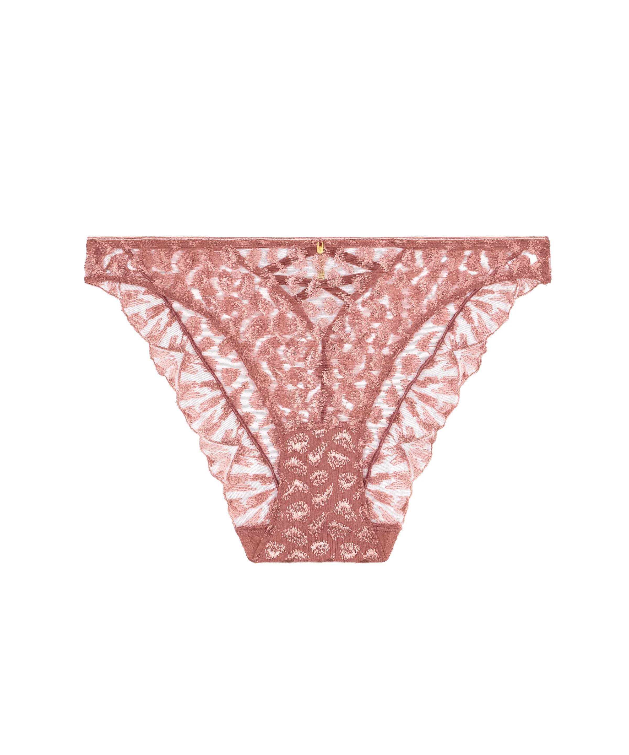Crazy in Love - Culotte Italienne/ Shorty/ Tanga Brown / Pink - Aubade