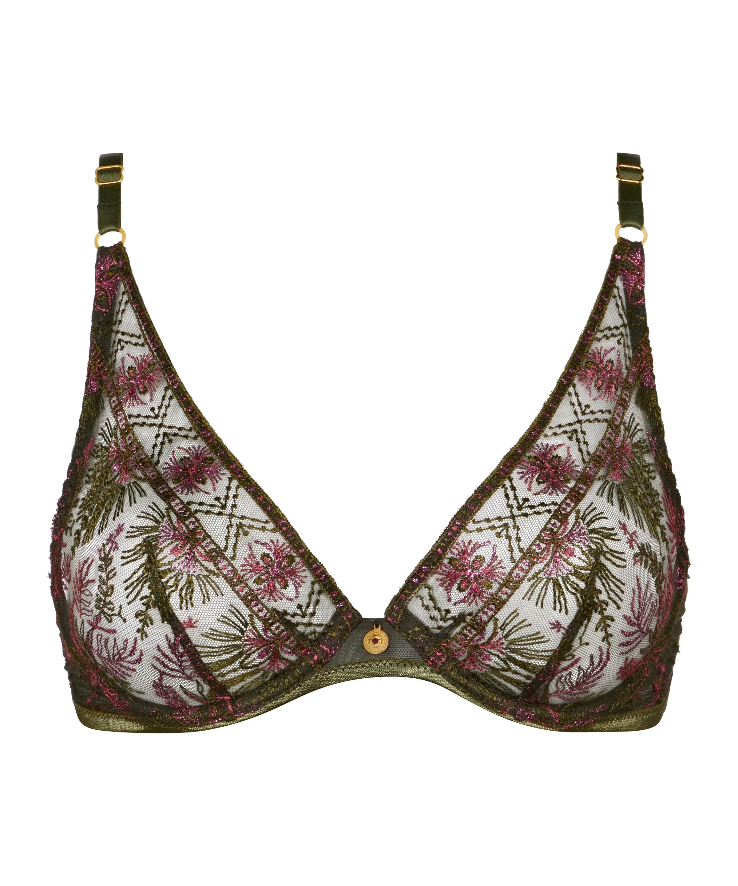 Sound of Heart - Soutien-gorge Triangle avec armatures Dark Garden - Aubade