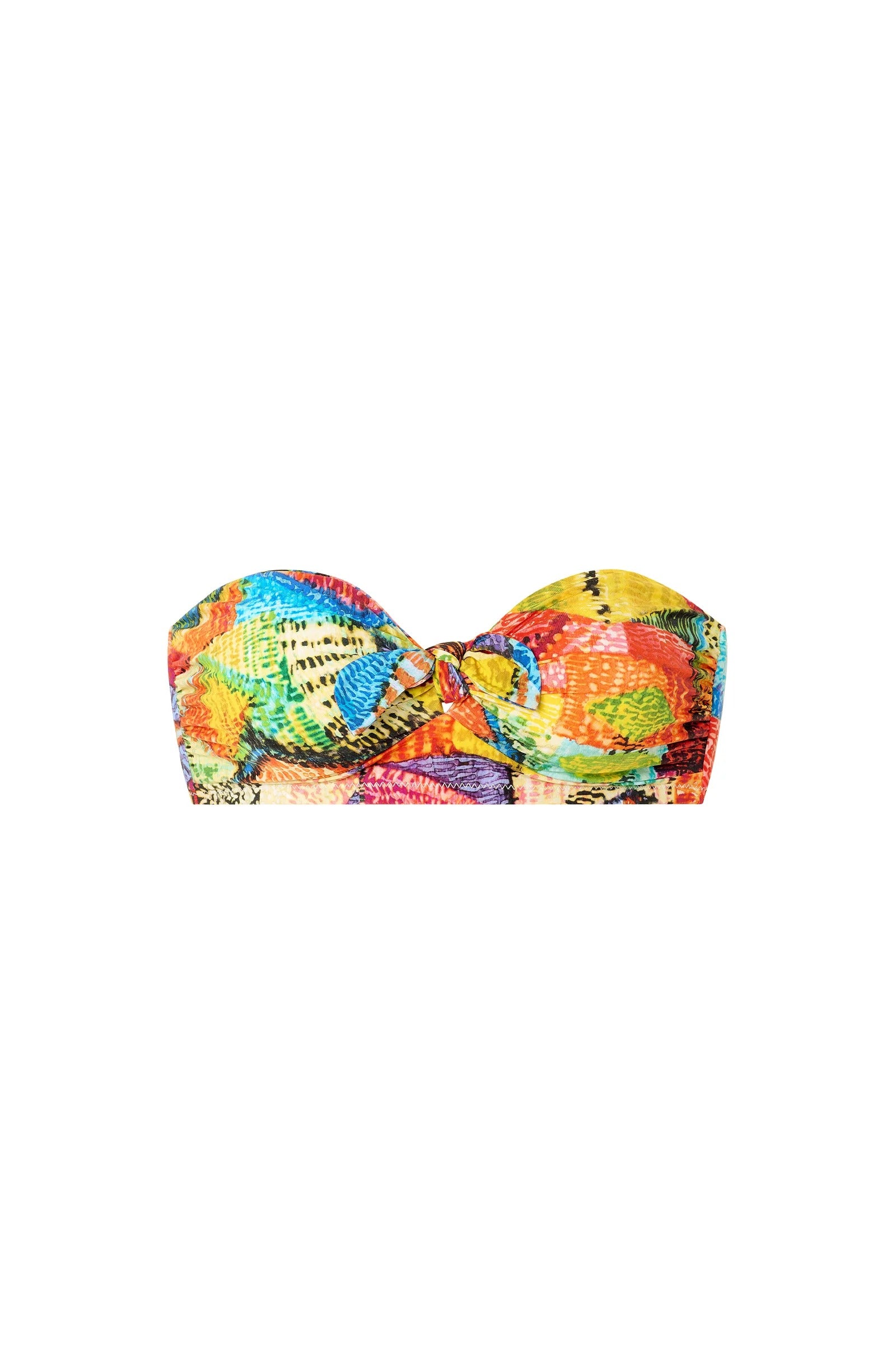 Bahiu & Caty Haut de maillot de bain bandeau imprimé HOLI - Pain de Sucre