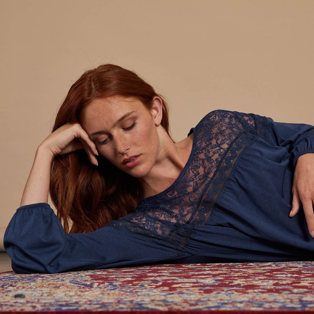 DIVINE - CHEMISE DE NUIT LONGUE - LAURENCE TAVERNIER